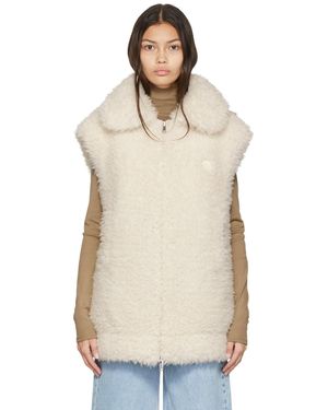 Mackage &ホワイト Betty 2-in-1 リバーシブル シアリングジャケット 