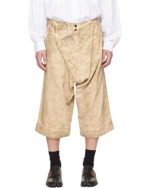 Vivienne Westwood Inferno Denim Shorts - Natural