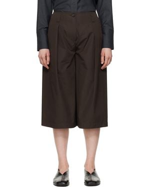 Co. Poplin Culotte Pants - Black