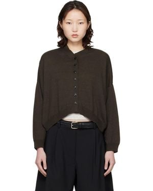 Cordera Cotton & Cashmere Cardigan - Black