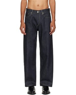 Neighborhood Rigid Denim Full Cut Jeans - Blue
