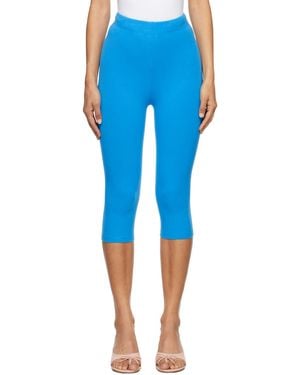 Gil Rodriguez Cotton Jersey Capri Leggings - Blue