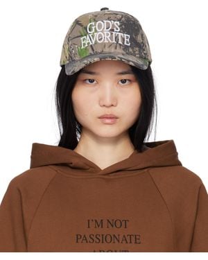 PRAYING Khaki 'God's Favorite' Cap - Brown