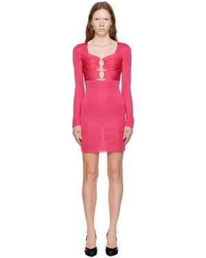 Tom Ford Pink O-ring Minidress - Red