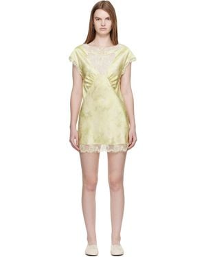Collina Strada Waterlily Minidress - Black