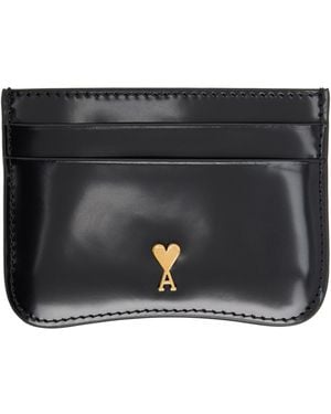 Ami Paris Paris Paris Card Holder - Black