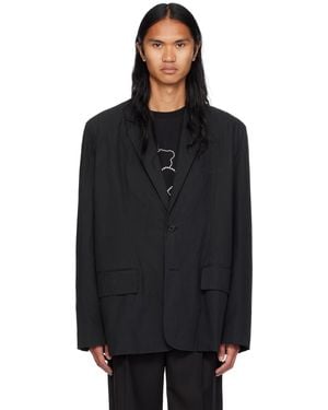 we11done Single Blazer - Black