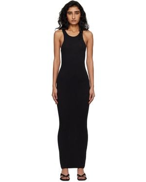Entire studios Muscle Tank Midi Dress - Black