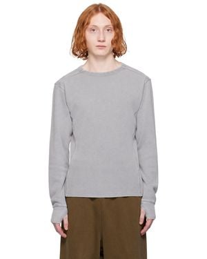 Entire studios Thermal Long Sleeve T-Shirt - Grey