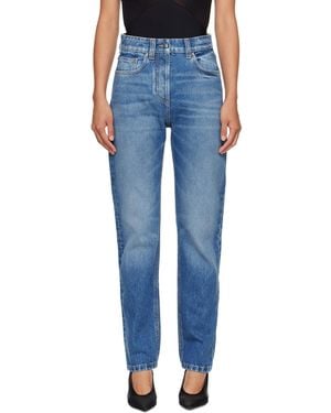 Versace High Waist Straight Jeans - Blue
