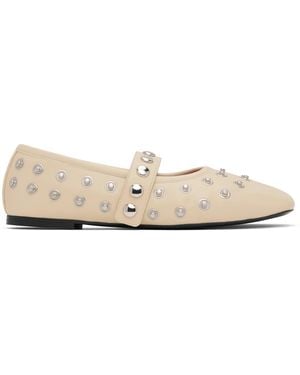 Stella McCartney Ryder Popper-studded Ballerina Flats - Black