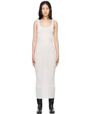 Subtle Le Nguyen Plissé Tank Maxi Dress - Black