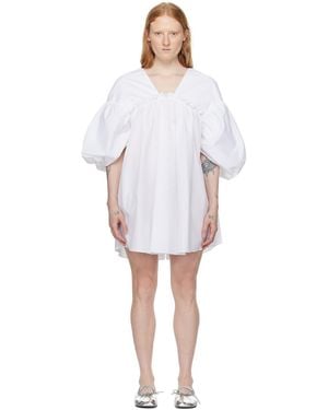 Kika Vargas Robe Courte Annie Blanche Exclusive À Ssense