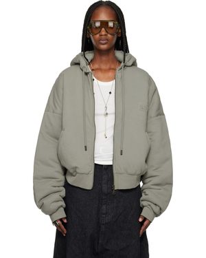 Lu'u Dan Wadded Hoodie - Grey
