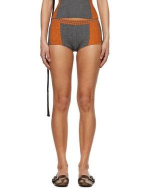 OTTOLINGER Textured Knit Team Shorts - Black