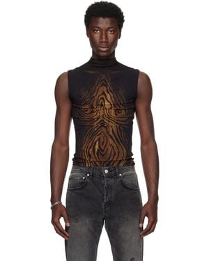 Jean Paul Gaultier ブラック 'The Wood' タートルネック