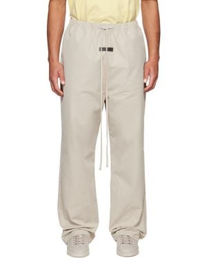 Fear Of God Relaxed Lounge Trousers - Natural