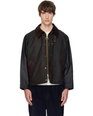 Barbour Patchwork Transport Wax Jacket - Black