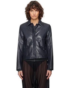 Paloma Wool Candela Leather Jacket - Black