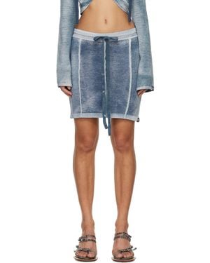 KNWLS Enyo Miniskirt - Blue