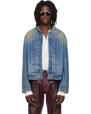 424 Collection Trucker Denim Jacket - Blue