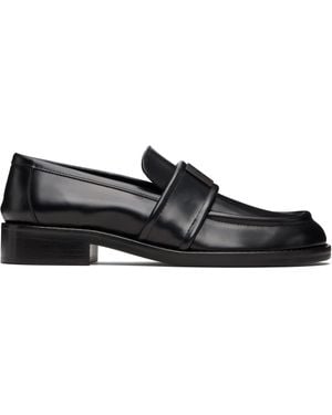 Acne Studios Vintage Leather Loafers - Black