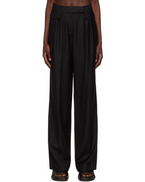 AYA MUSE Cherry Blossom Trousers - Black