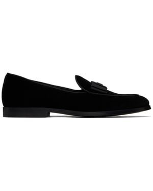Dolce & Gabbana ブラック Vivaldi Formale スリッポン