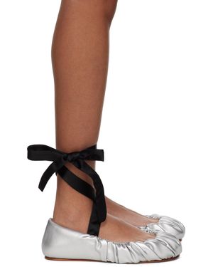 Yume Yume Padded Ballerina Flats - Brown