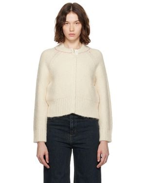 Eckhaus Latta Off- Fisherman's Bomber Cardigan - Black