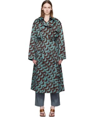 Dries Van Noten Double-breasted Trench Coat - Black