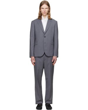 Paul Smith 'The Soho' Tailored-Fit Pinstripe Wool Suit - Blue