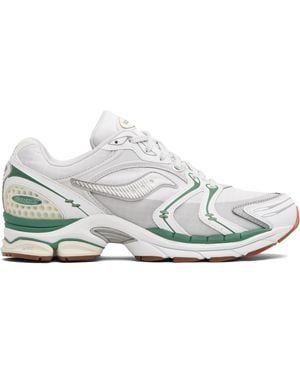 Saucony ホワイト&グリーン Progrid Triumph 4 スニーカー - ブラック