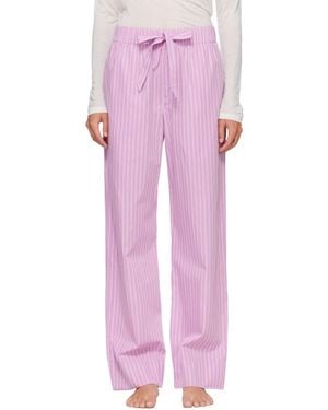 Tekla Poplin Pajama Pants - Pink