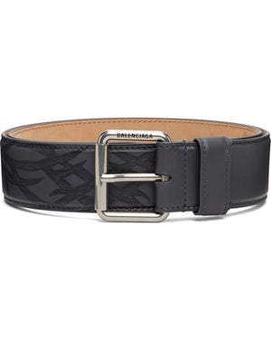 Balenciaga Prong Belt - Black