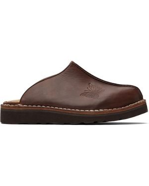 Needles Papillon Embossed Mountain Slip-In Loafers - Black