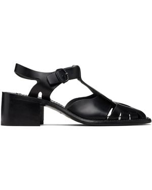 Hereu Pesca Heeled Sandals - Black