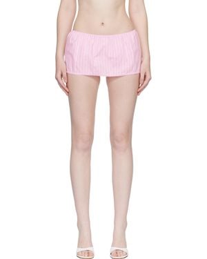 Fruity Booty Stripe Bloomer Skort - Pink