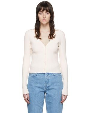 Rag & Bone オフホワイト ビスコース カーディガン - ブルー