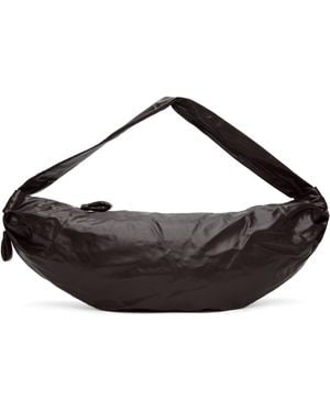 Lemaire Large Soft Croissant Bag - Black