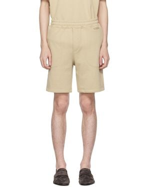 ZEGNA ドローストリング ショートパンツ - ナチュラル