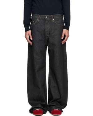 Hope Wide-Leg Skid Jeans - Black