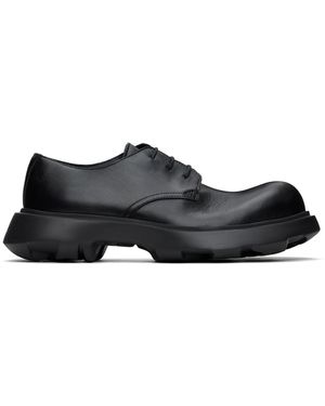 Acne Studios Leather Lace-Up Derbys - Black