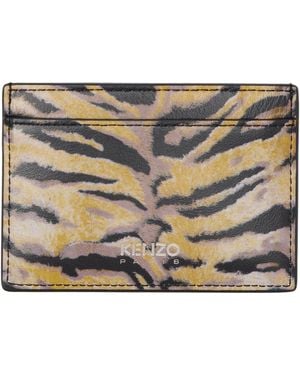 KENZO Paris Tiger' Card Holder - Grey