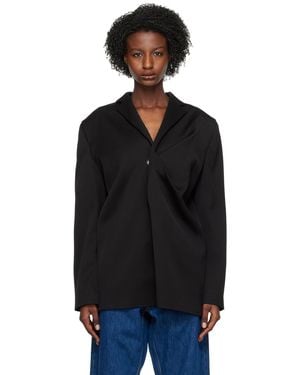 Bianca Saunders Pinched Blazer - Black