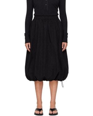 YMC Parachute Midi Skirt - Black