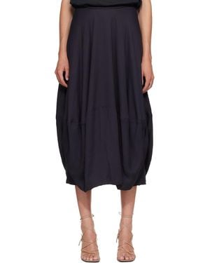 Lemaire Balloon Maxi Skirt - Blue