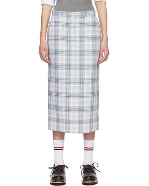 Thom Browne Off- Beltloop Sack Midi Skirt - Black