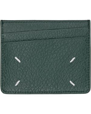 Maison Margiela Four Stitches Card Holder - Green