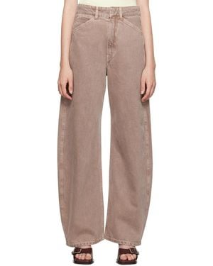 Lemaire High-Rise Twisted Outseam Jeans - Multicolour